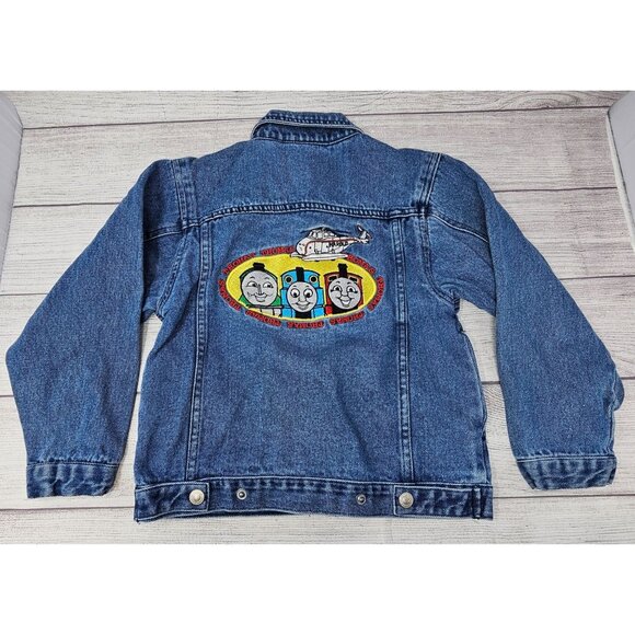 Vintage Thomas The Tank‎ Engine Boys Denim Jacket Size 6 - Picture 2 of 5